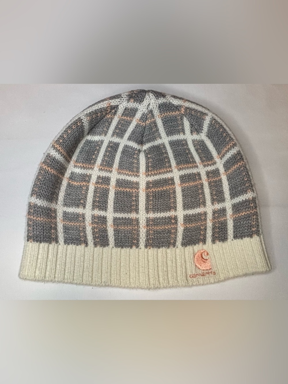 Carhartt Winterfield Plaid Knit Beanie Cabincore Streetwear Boho GorpCore Casual
